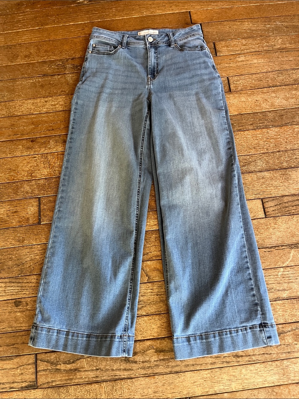 Cato Light Blue Wide-Leg Women's Jeans